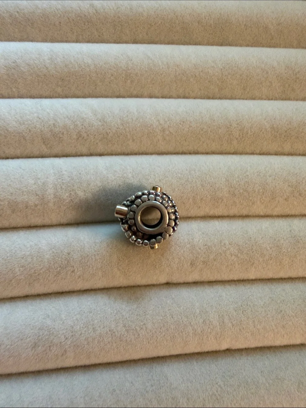 Pandora Entangled Beauty SS/14KY Gold Diamond Charm